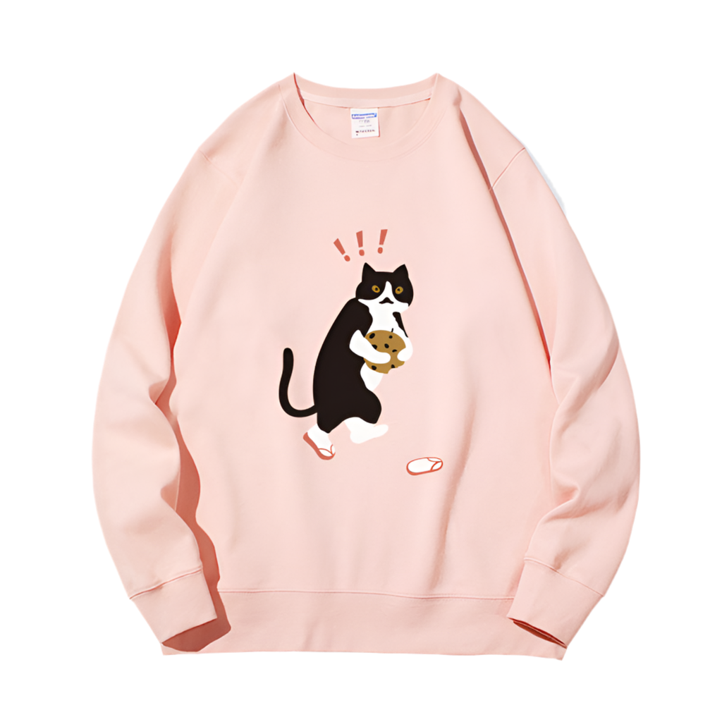 Cookie Cat Long Sleeve Sweatshirt