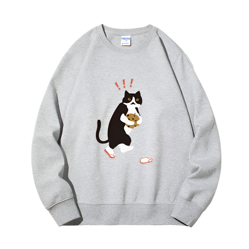 Cookie Cat Long Sleeve Sweatshirt