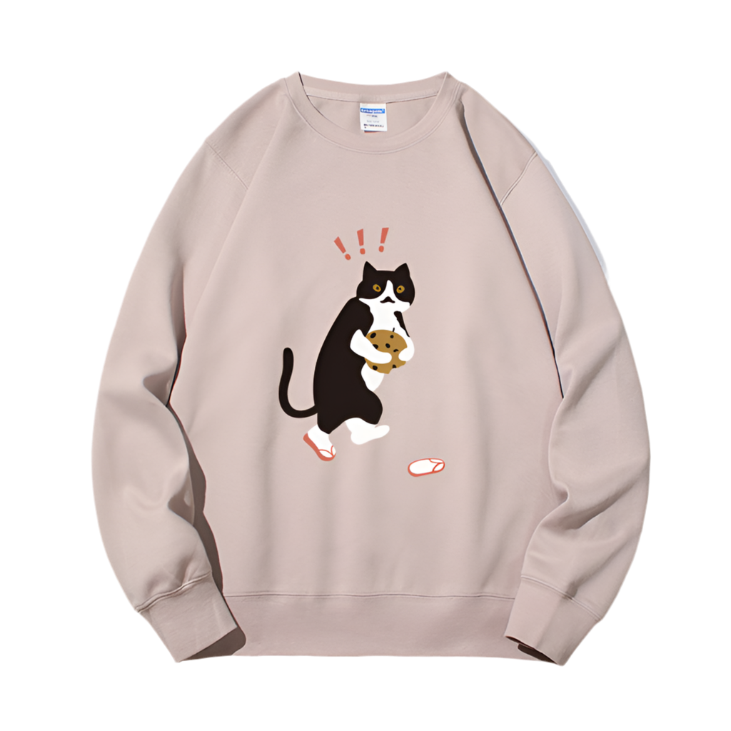 Cookie Cat Long Sleeve Sweatshirt