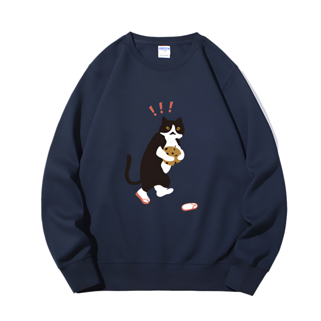 Cookie Cat Long Sleeve Sweatshirt