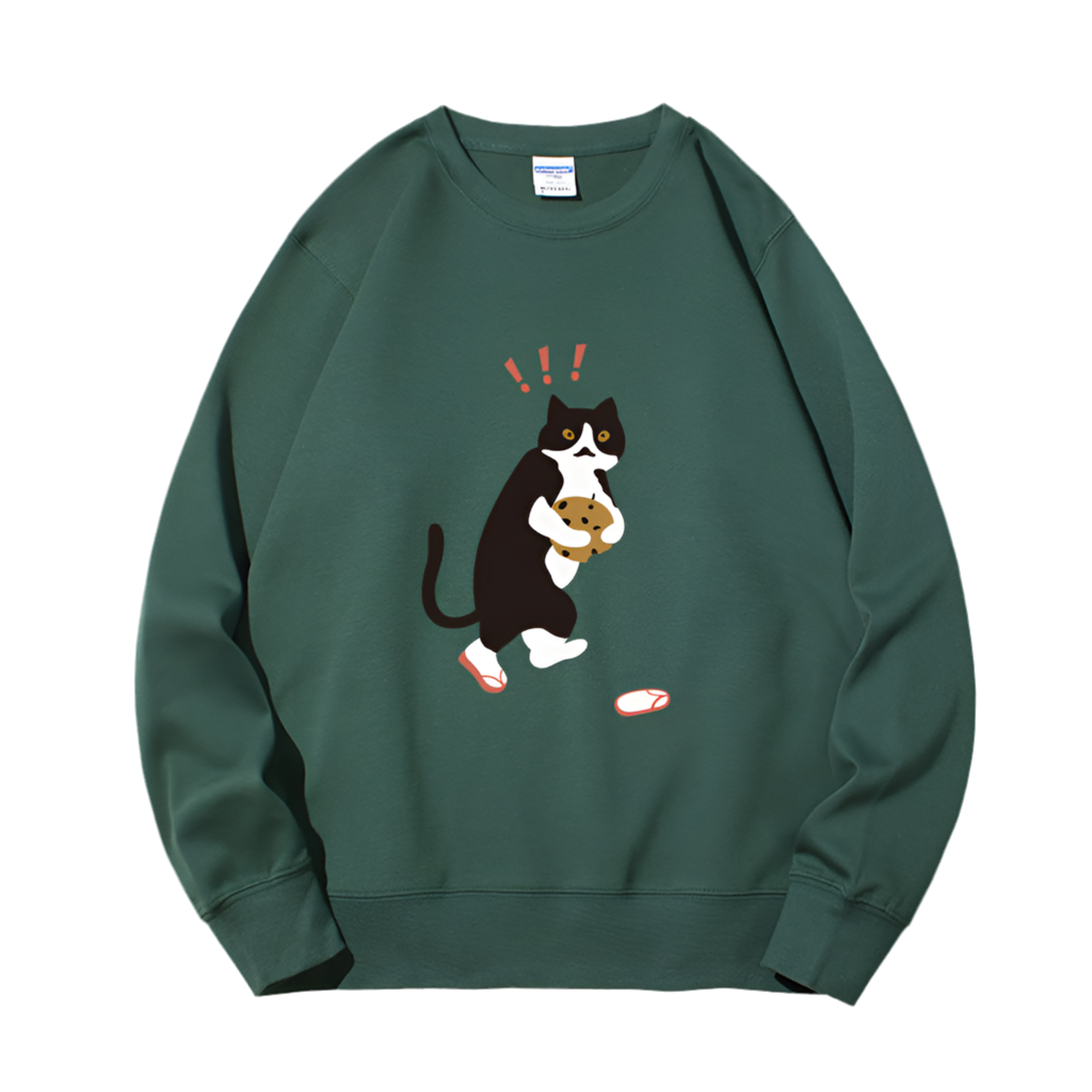 Cookie Cat Long Sleeve Sweatshirt