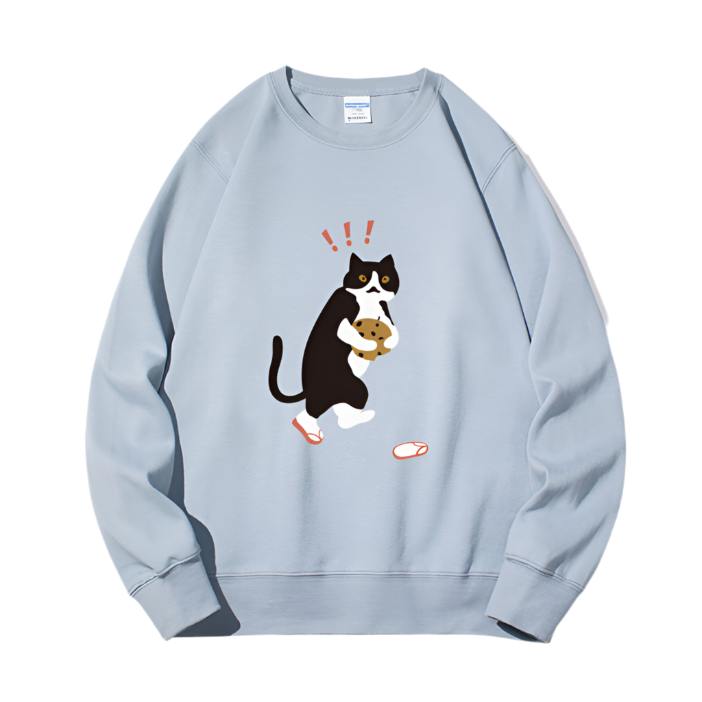 Cookie Cat Long Sleeve Sweatshirt