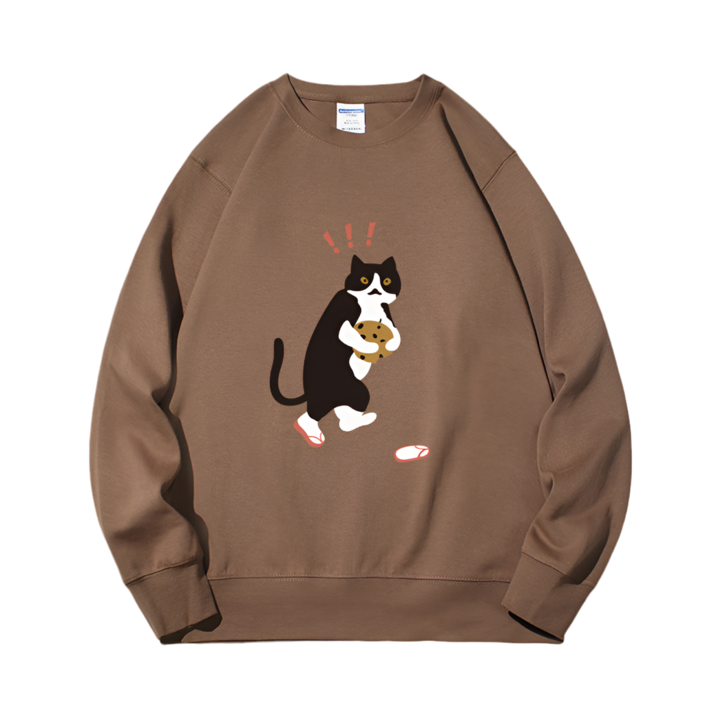 Cookie Cat Long Sleeve Sweatshirt