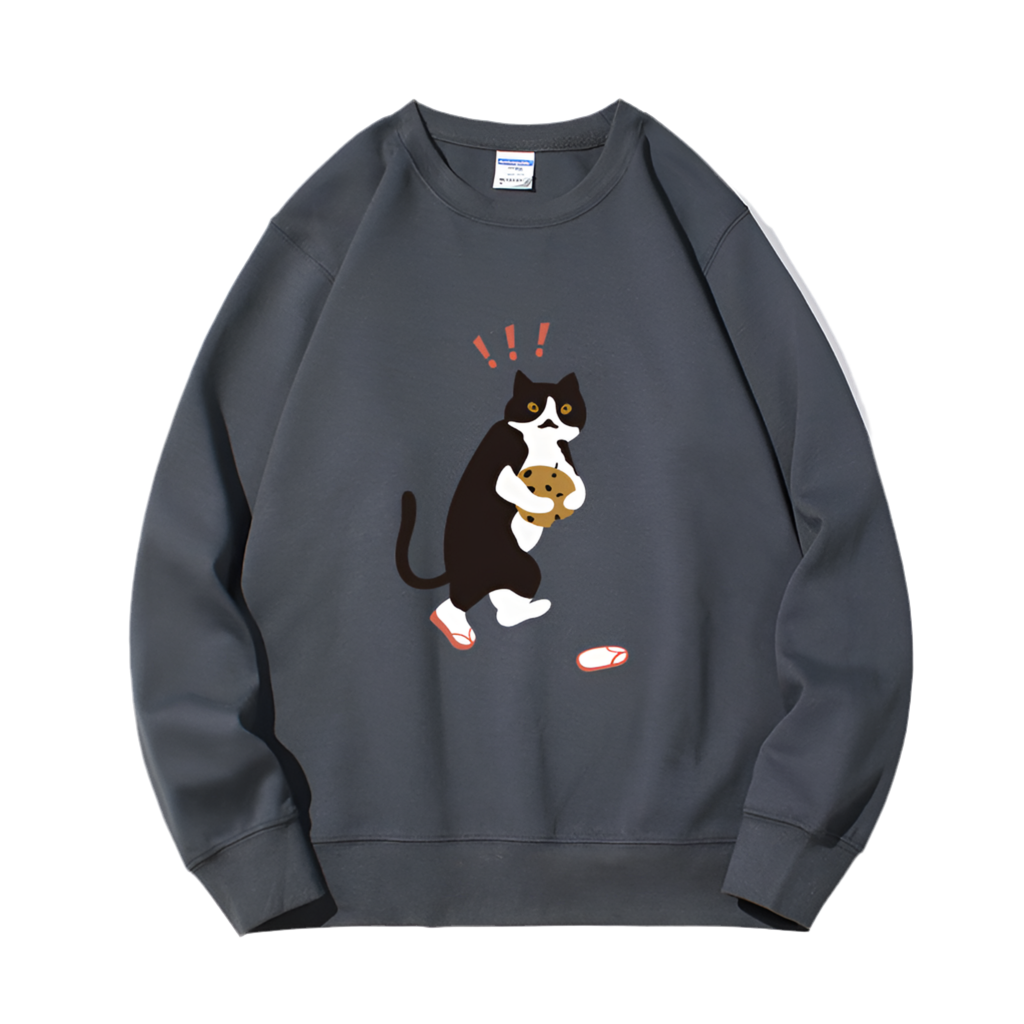 Cookie Cat Long Sleeve Sweatshirt