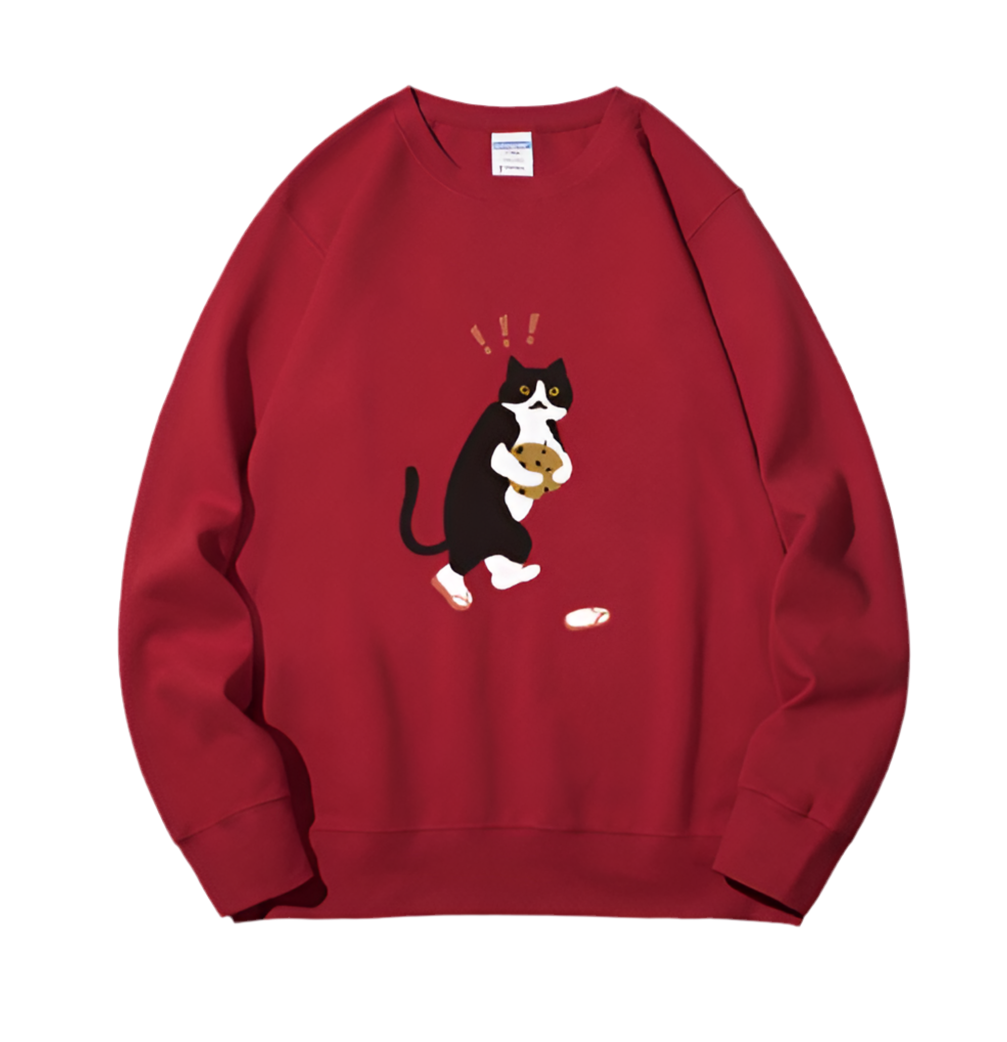 Cookie Cat Long Sleeve Sweatshirt